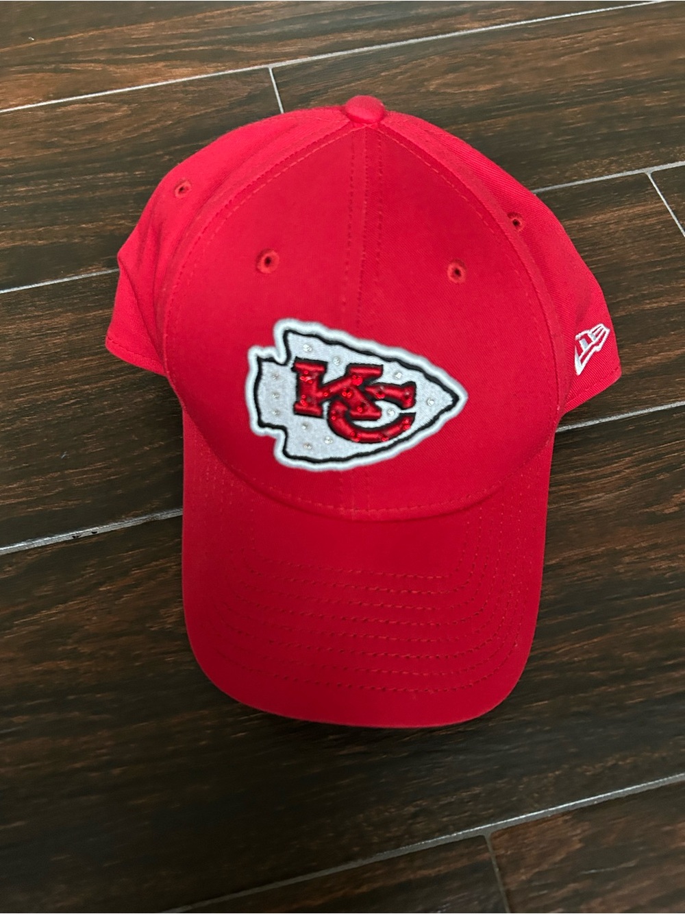 New Era Red NFL Bling KC Chiefs Cap